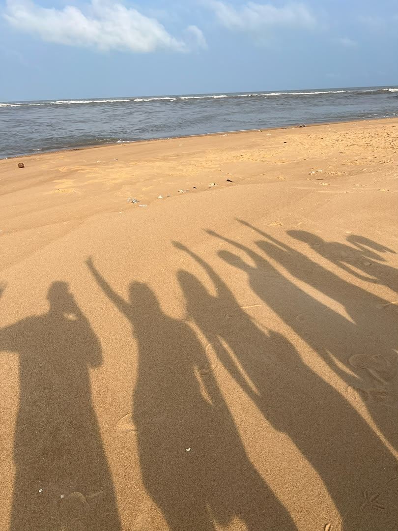 Groupe sur la plage