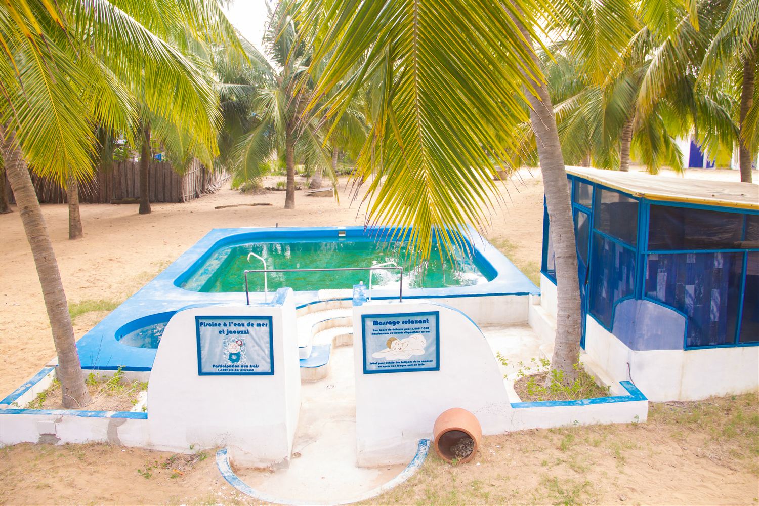 Piscine d'eau de mer
